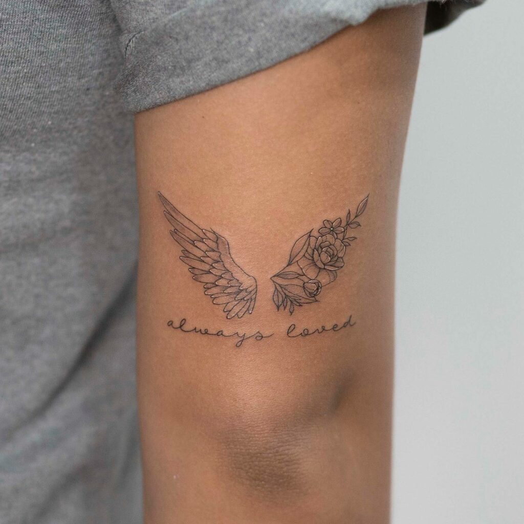 Angel Wings Tattoo Design Tattoos Feather Tattoos Forearm Wing Tattoo