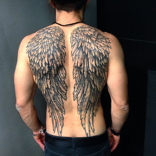 Angel Wings Tattoo Designs for Men: Stylish Ideas