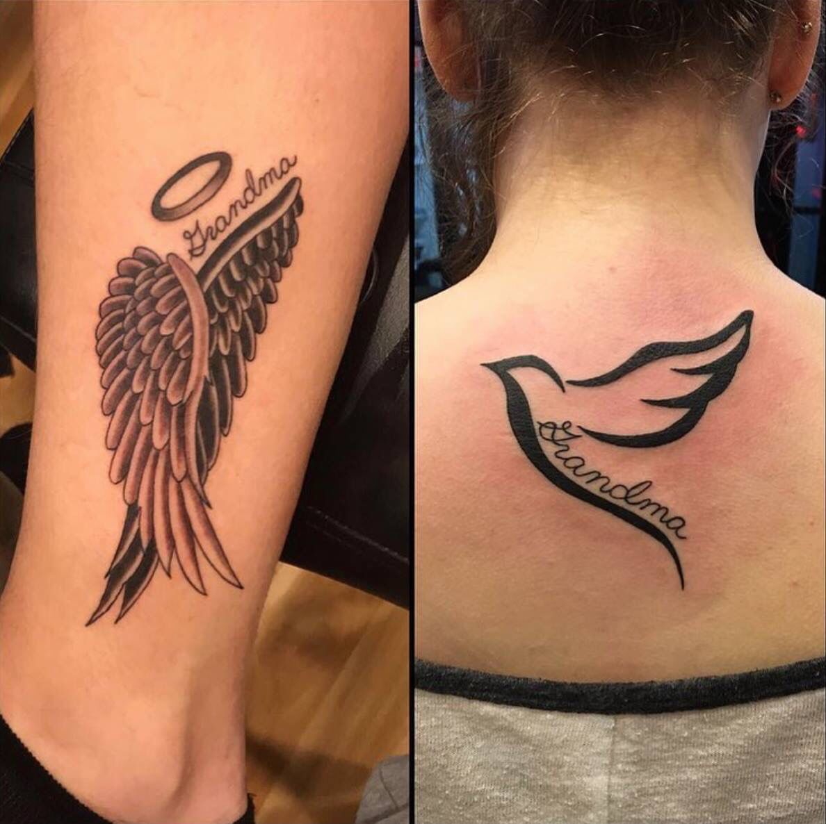 Angel Wings Tattoo Wings Tattoo Remembrance Tattoos Angel Tattoo