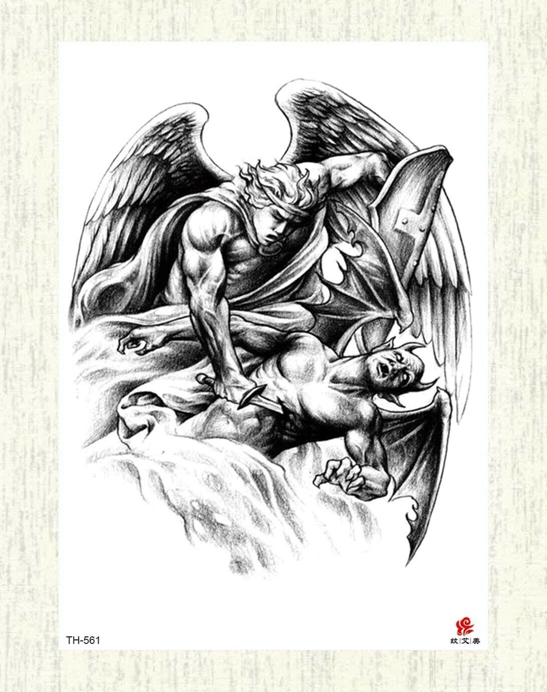 Angels And Demons Tattoos Tattoos Book 65 000 Tattoos Designs