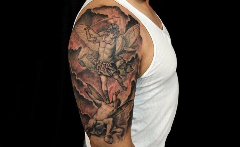 Angels Vs Demons Tattoo Www Pixshark Com Images Galleries With A Bite