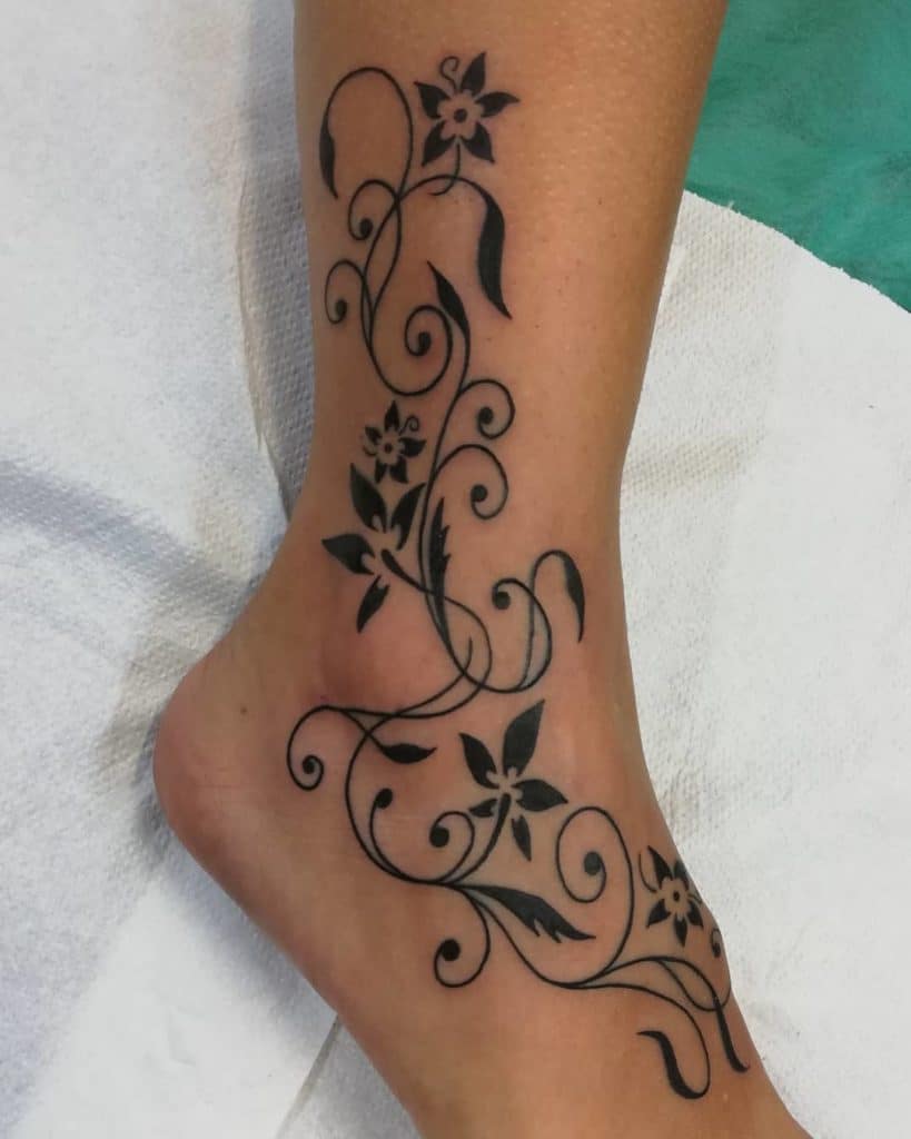 Ankle Tattoo Designs For Men Tattoomenu