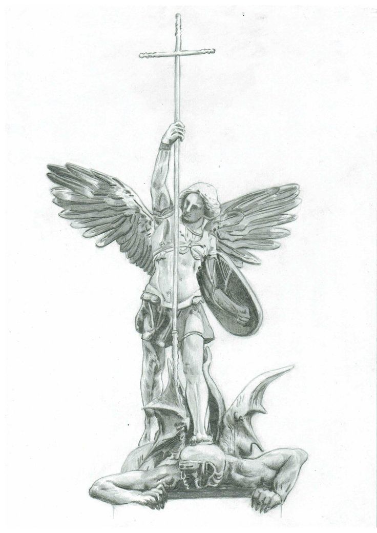 Archangel Michael Tattoo Drawings