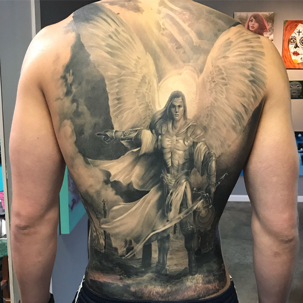 Archangel Michael Tattoo Ideas