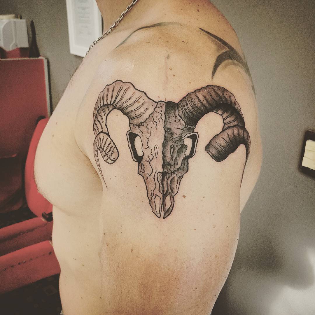 Aries Symbol Tattoo