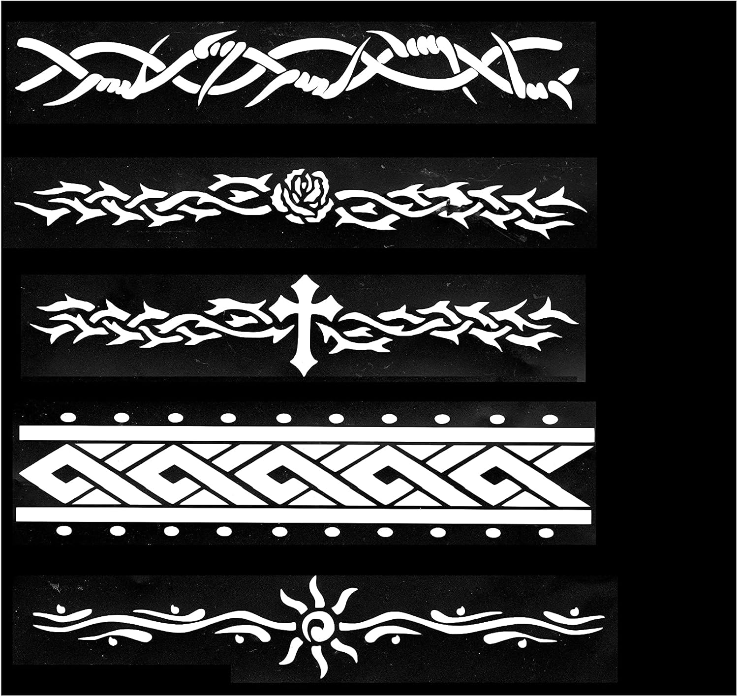 Armband Tattoo Stencils Amazon Co Uk Beauty