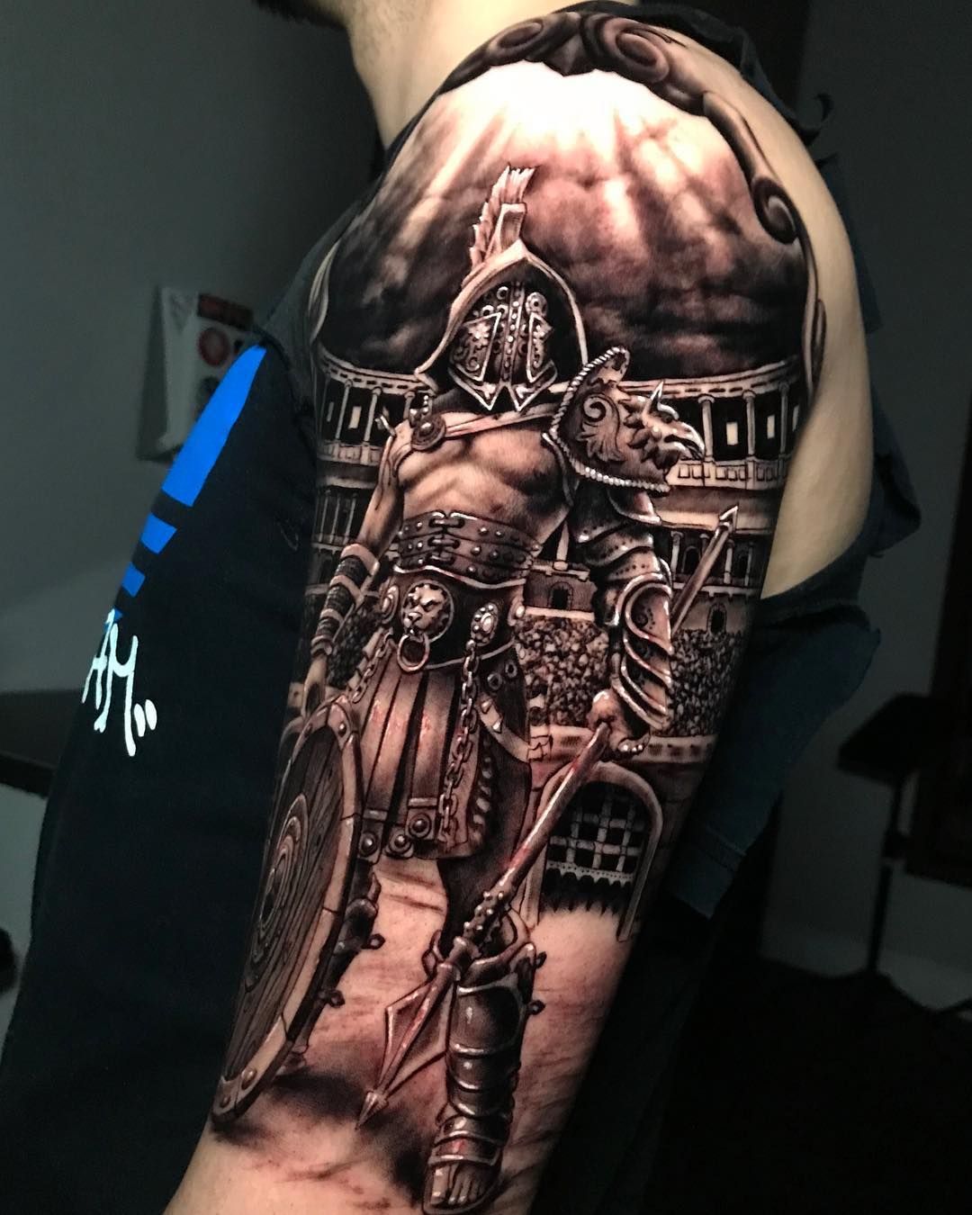 Armor Tattoo Designs Shoulder