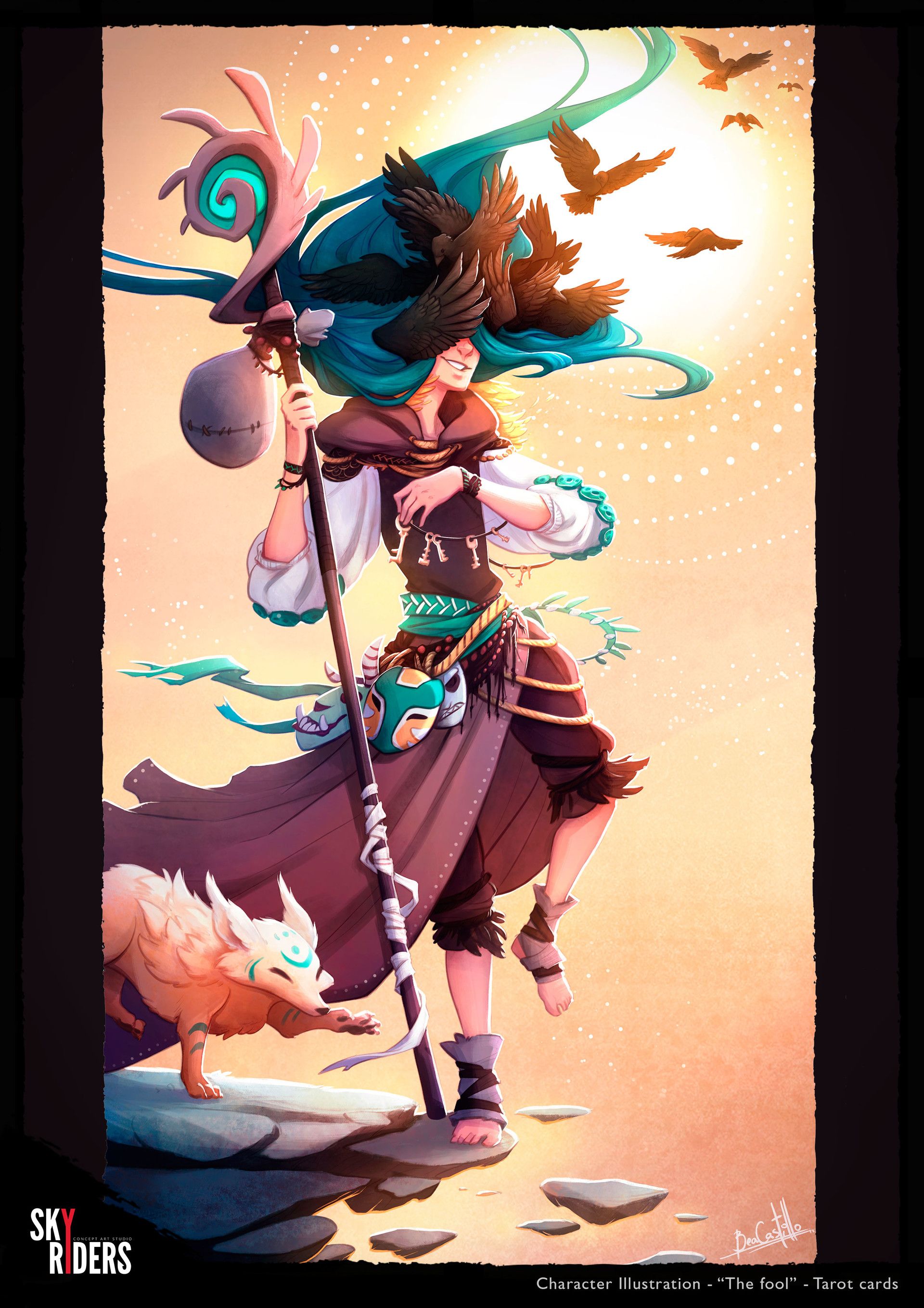 Artstation The Fool Tarot Card