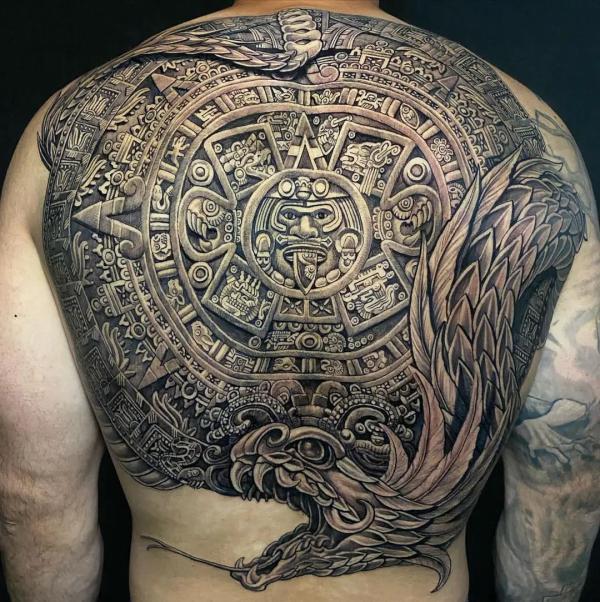 Aztec Tattoo Chest Shoulder Tattoo The Best Place On Web To Create