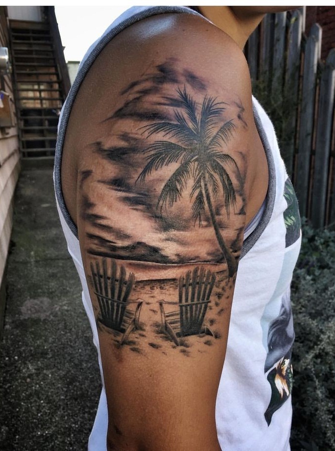 Beach Tattoos Designs