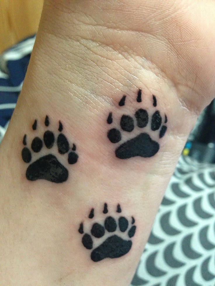 Bear Paw Print Tattoo: Meaning and Design Ideas