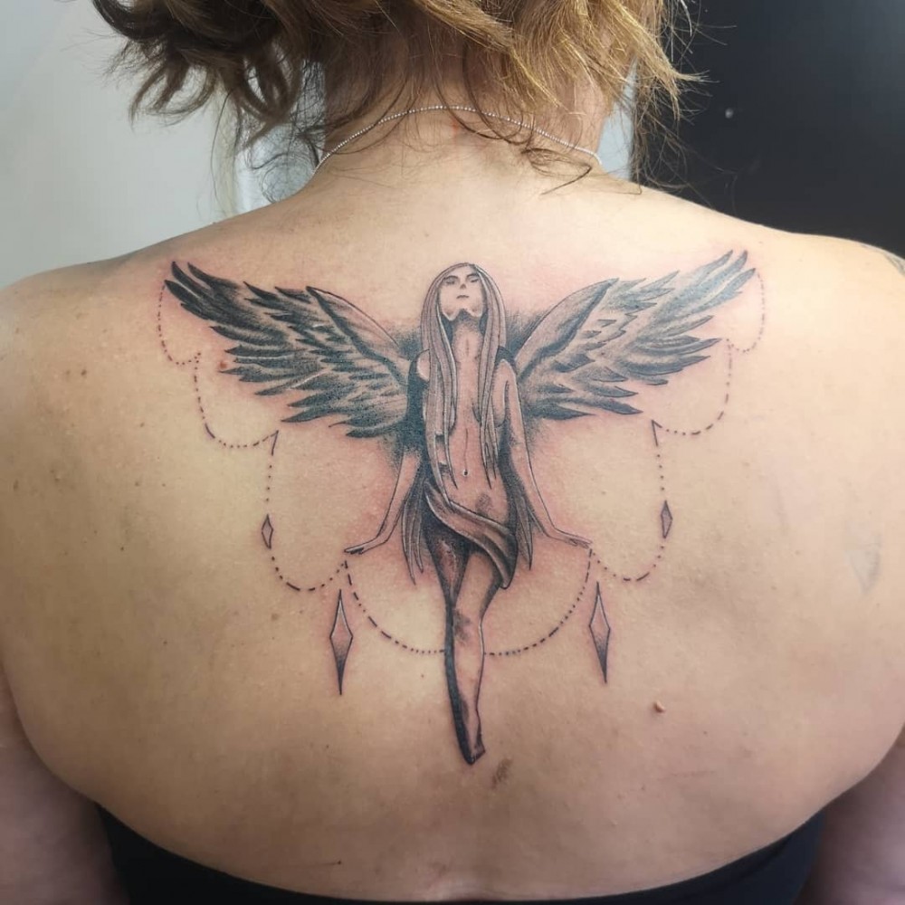 Beautiful Guardian Angel Tattoo Tattoo Designs Tattoo Pictures