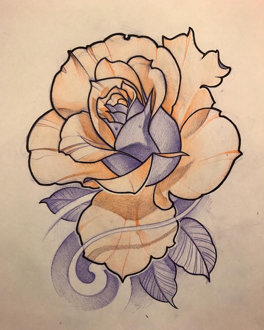 Beautiful Rose Drawing Tattoo Roses Drawing Tatoo Art Tattoo