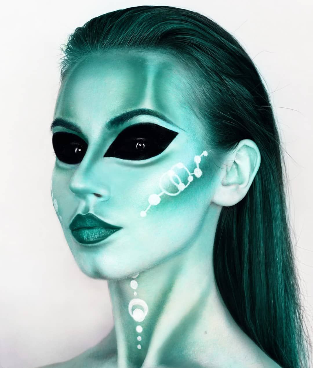 Beauty Makeup Hair Makeup Hair Beauty Alien Makeup Eyeshadow Makeup