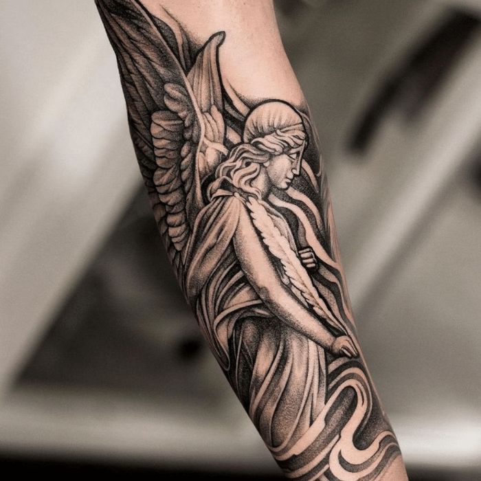 Best Fallen Angel Tattoo Designs 3 Angel Tattoo Designs Angel Tattoo For Women Forearm