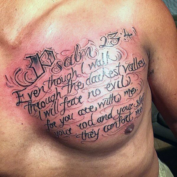 10 Inspiring Bible Verse Tattoos for Chest