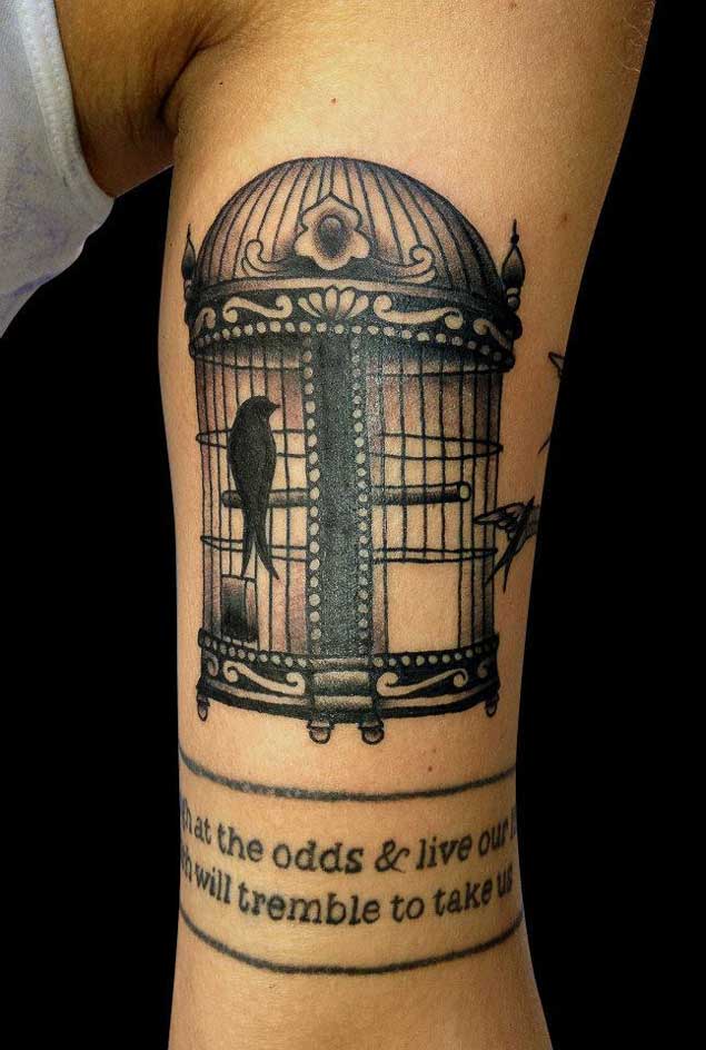 5 Unique Bird and Bird Cage Tattoo Ideas