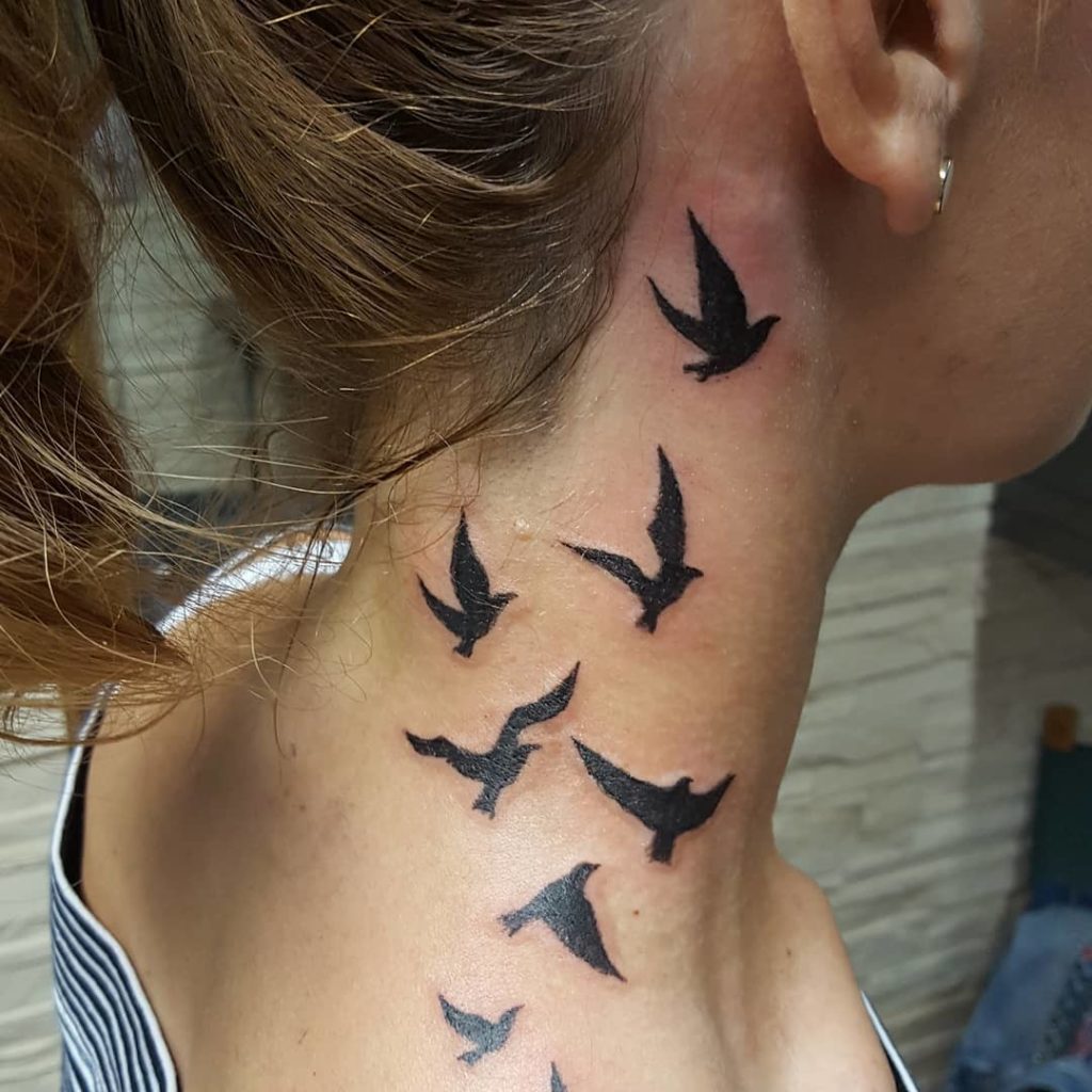 Bird Tattoos On Back