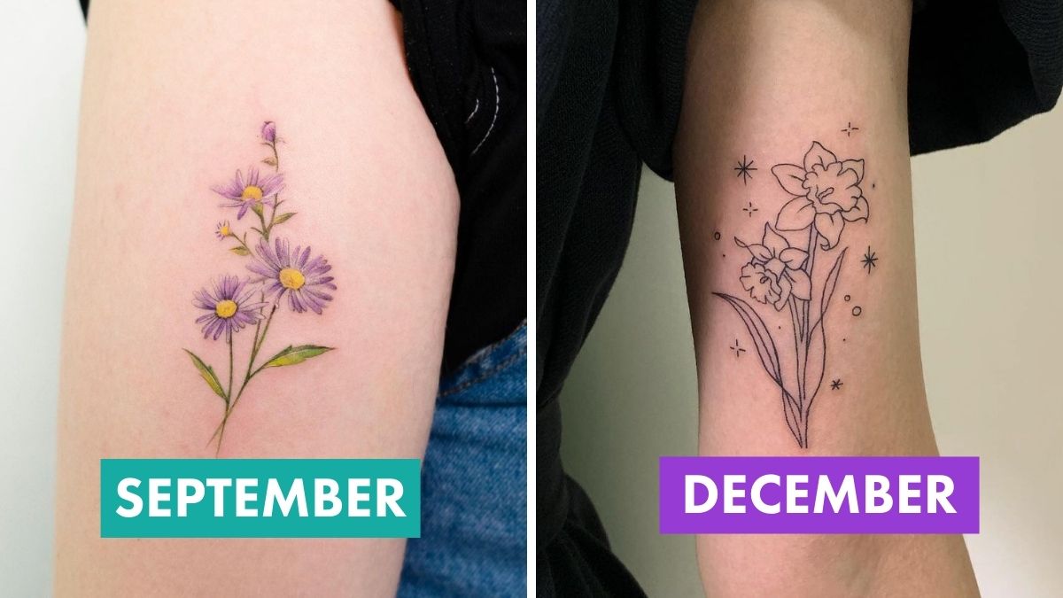 Birth Month Flower Tattoo Ideas Taunya Putman