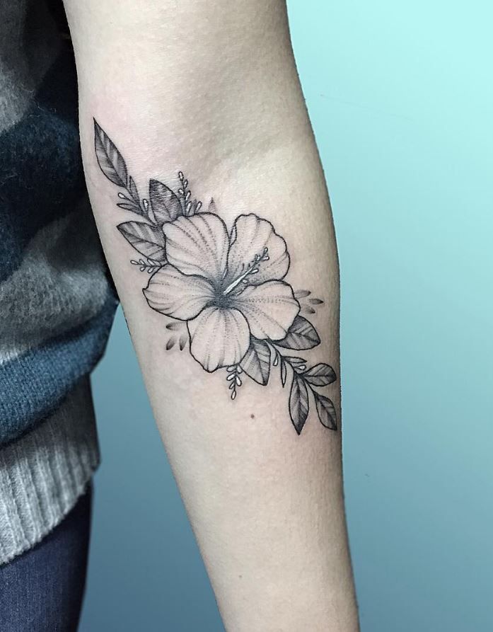 Black And Gray Flower Tattoo Flower Tattoo Grey Flowers Tattoos