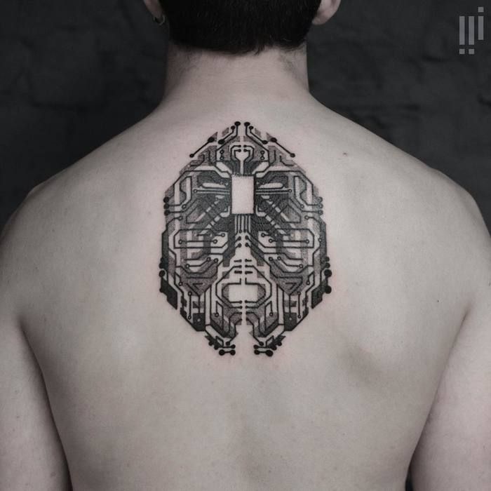 Blackwork Cybernetic Tattoos By Georgie Williams Page 2 Of 3