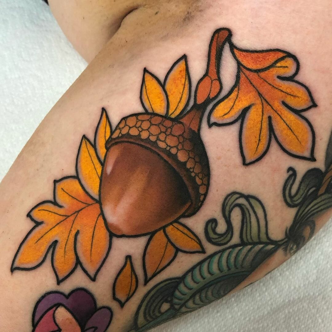 Blackwork Acorn Tattoo: Timeless Tradition Meets Modern Art