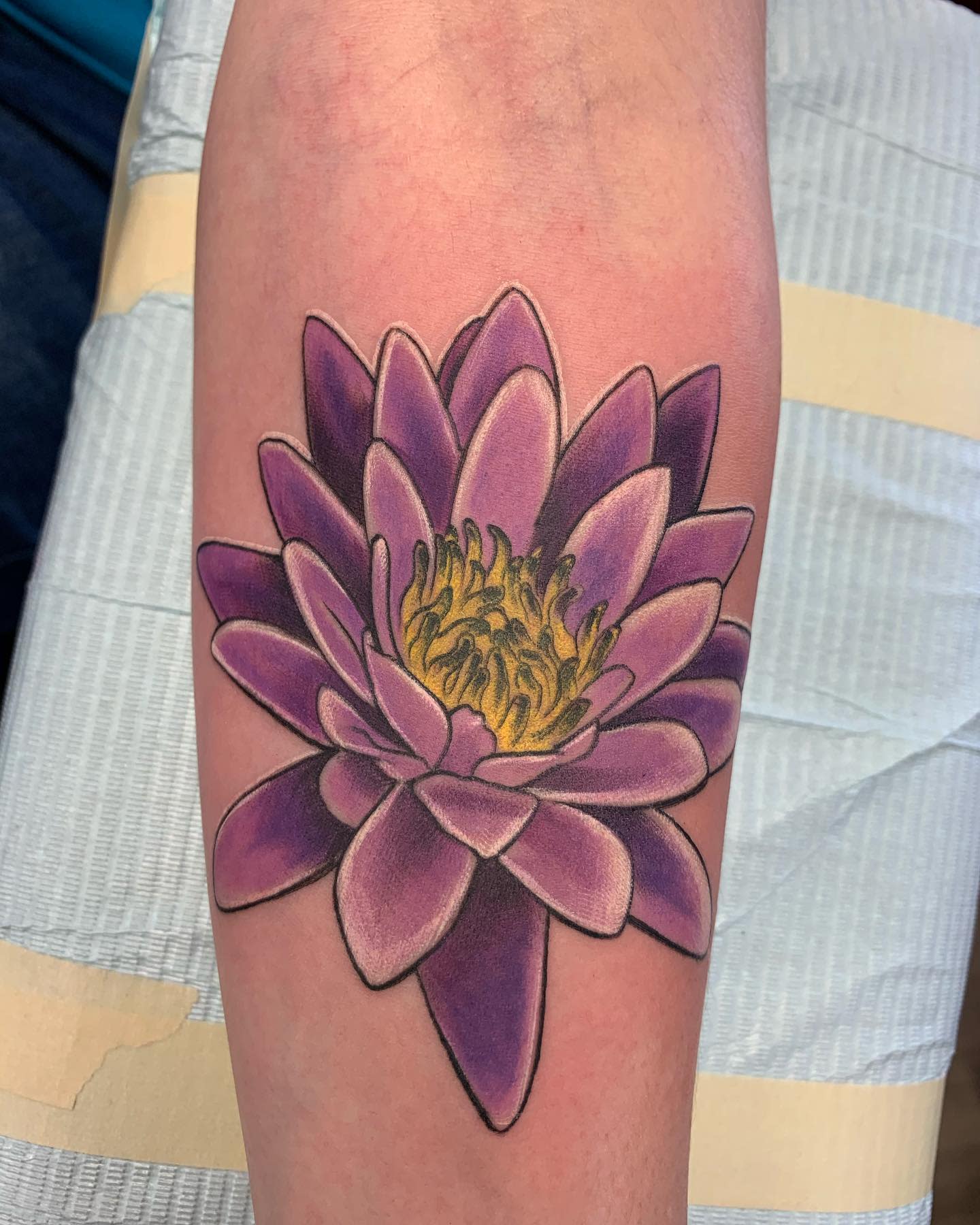 Blue Water Lily Tattoo Water Lily Tattoos Lily Tattoo Lily Flower