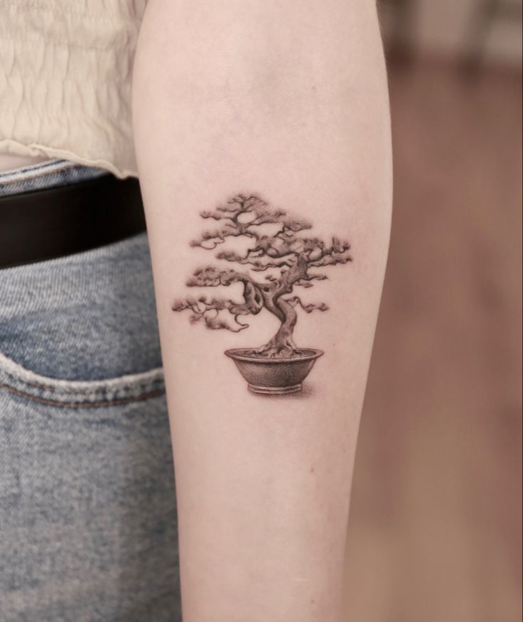 Bonsai Treebonsai Tree Tattoo Bonsai Arm Tattoo Bonsai Tree Tattoos