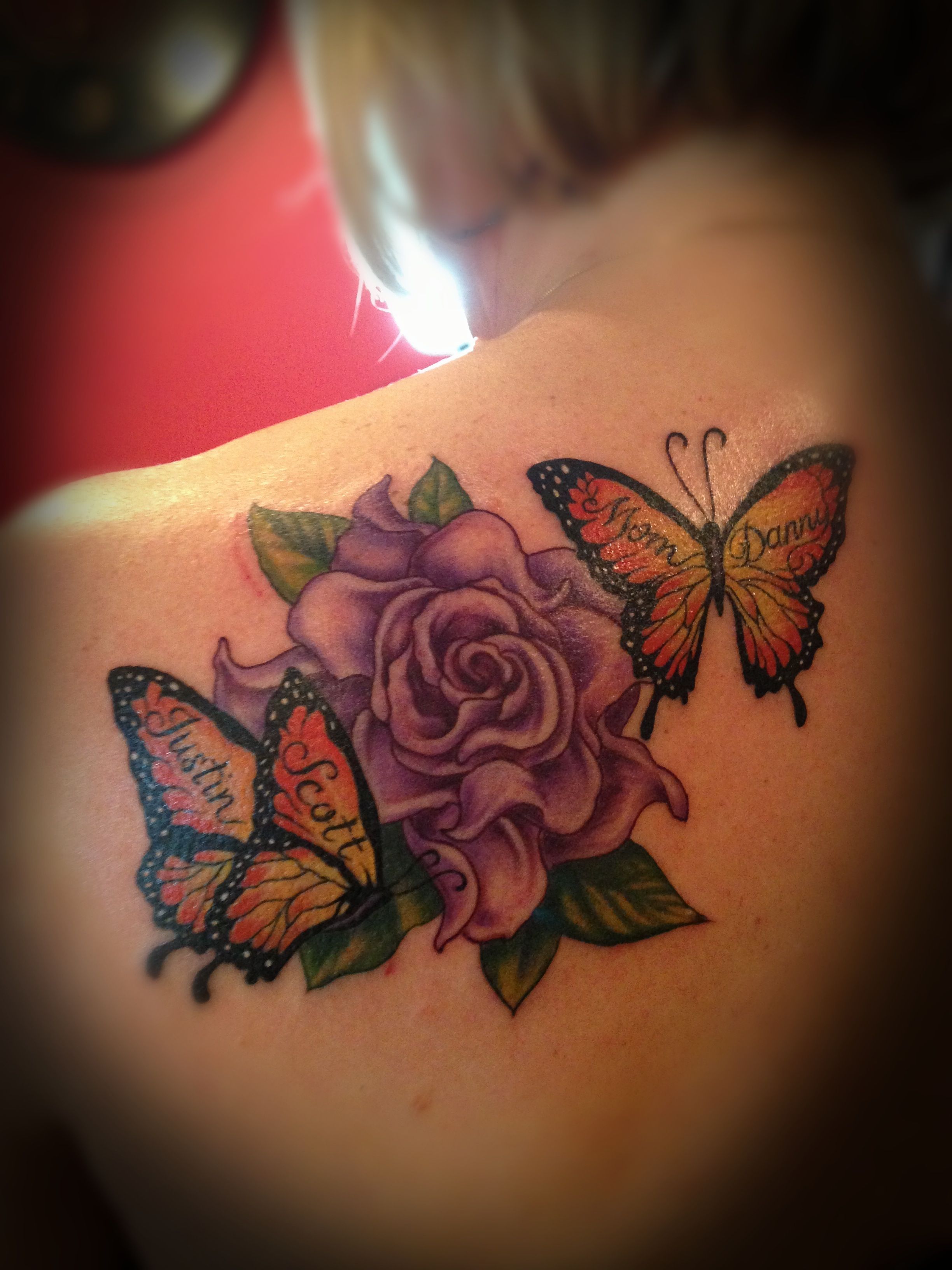 Butterfly Tattoo Designs With Names