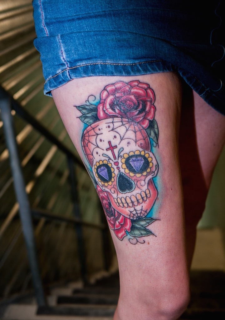 Candy Skull Tattoos Designs Ideas And Meaning Tattoos For You