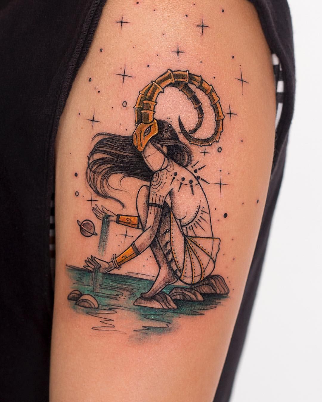 Stunning Capricorn Tattoos for Women: Empowering Designs Revealed