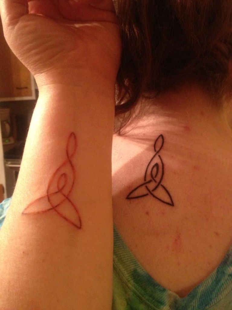 Celtic Mother And Daughter Tattoos Pinterest