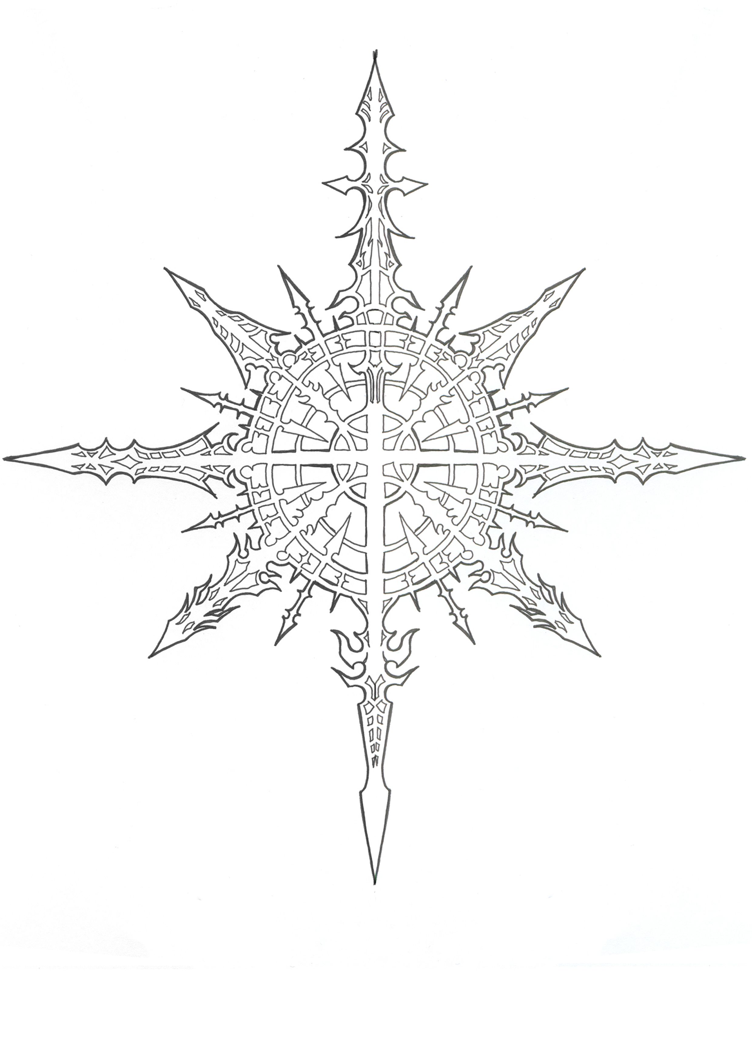 Chaos Symbol Tattoo Designs