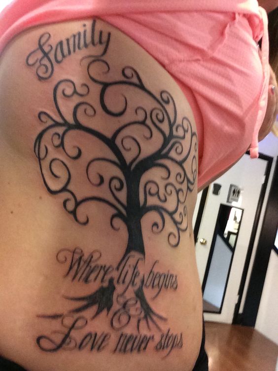 Check These Stunning Family Tree Tattoos For Females