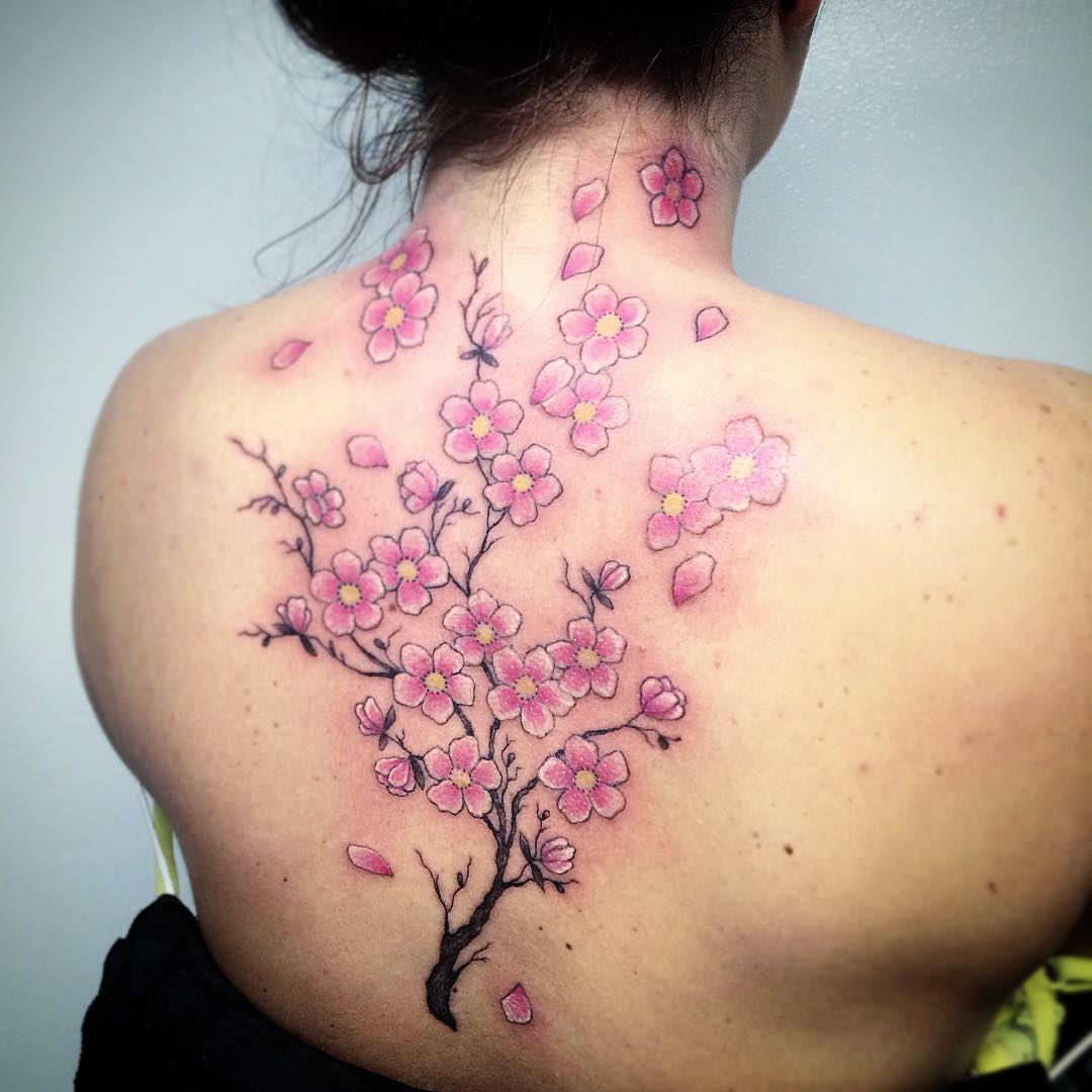 Cherry Blossom Tattoo Men Cherry Tree Tattoos Blossom Tree Tattoo