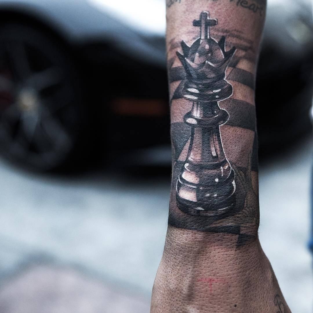 Chess King Tattoo Designs