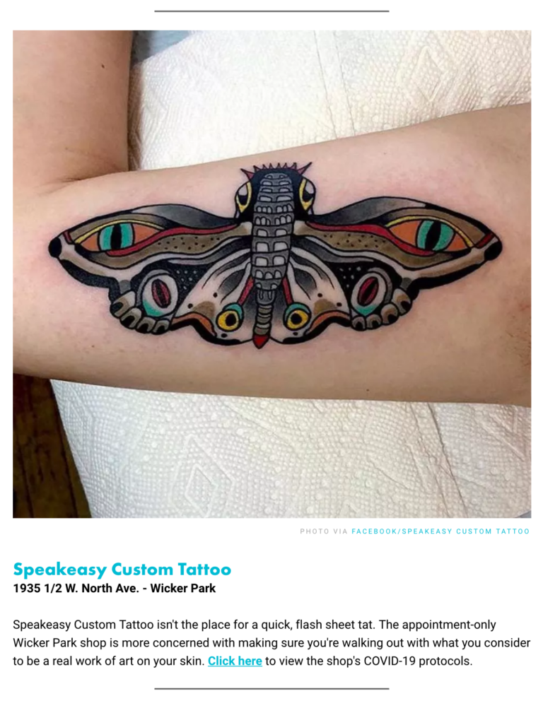 Chicago S 10 Best Tattoo Shops