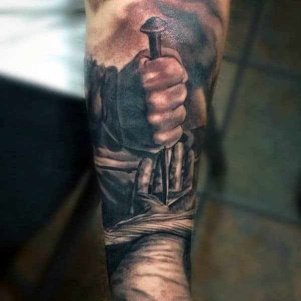 Christian Tattoos for Men: Stylish Forearm Ink Inspiration