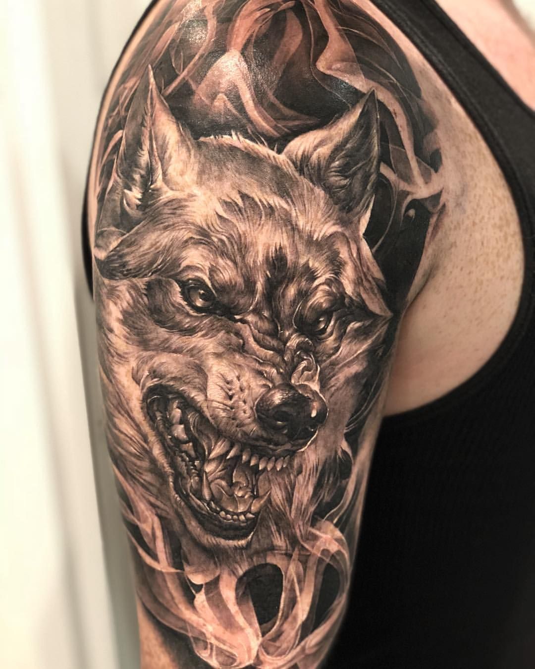 Chronic Ink George Realism Tattoo Wolf Wolf Tattoos Werewolf Tattoo