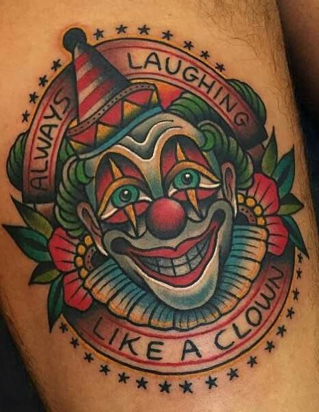 Clown Tattoos Ideas Meaning Plus 24 Photos Designs