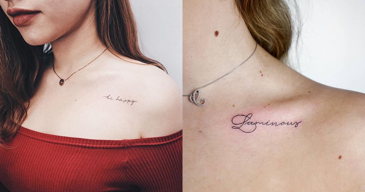 7 Chic Collarbone Tattoo Ideas for Women