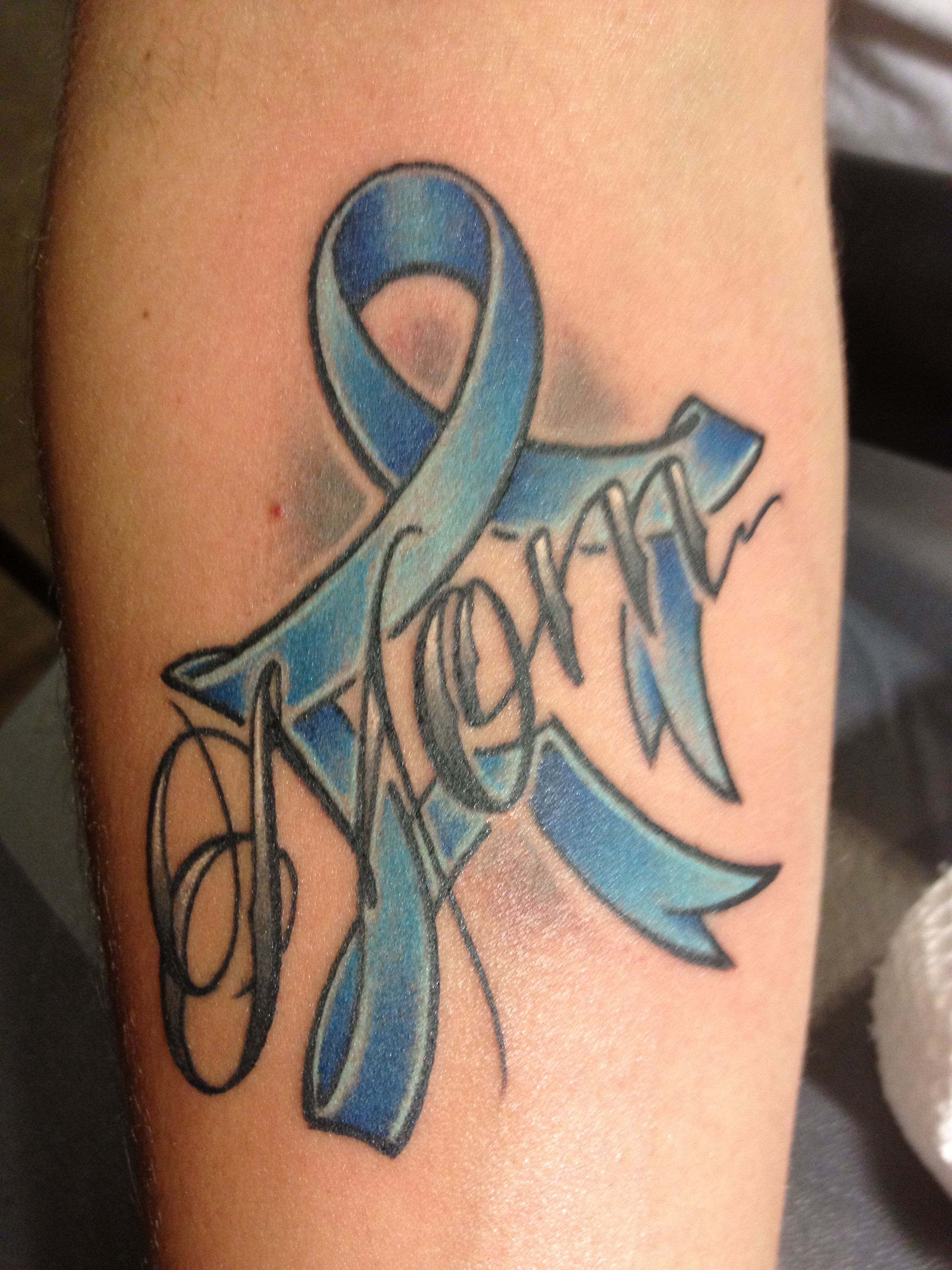 Colon Cancer Ribbon Tattoo Printable Ilacollection Ideas