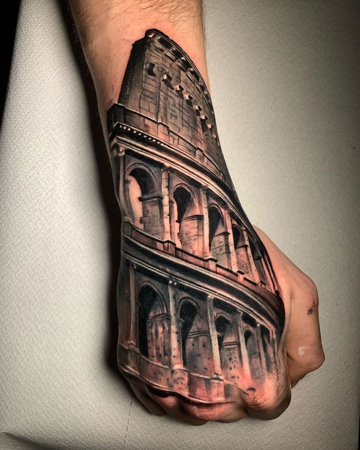 Colosseum Hand Tattoo Best Tattoo Ideas For Men Women