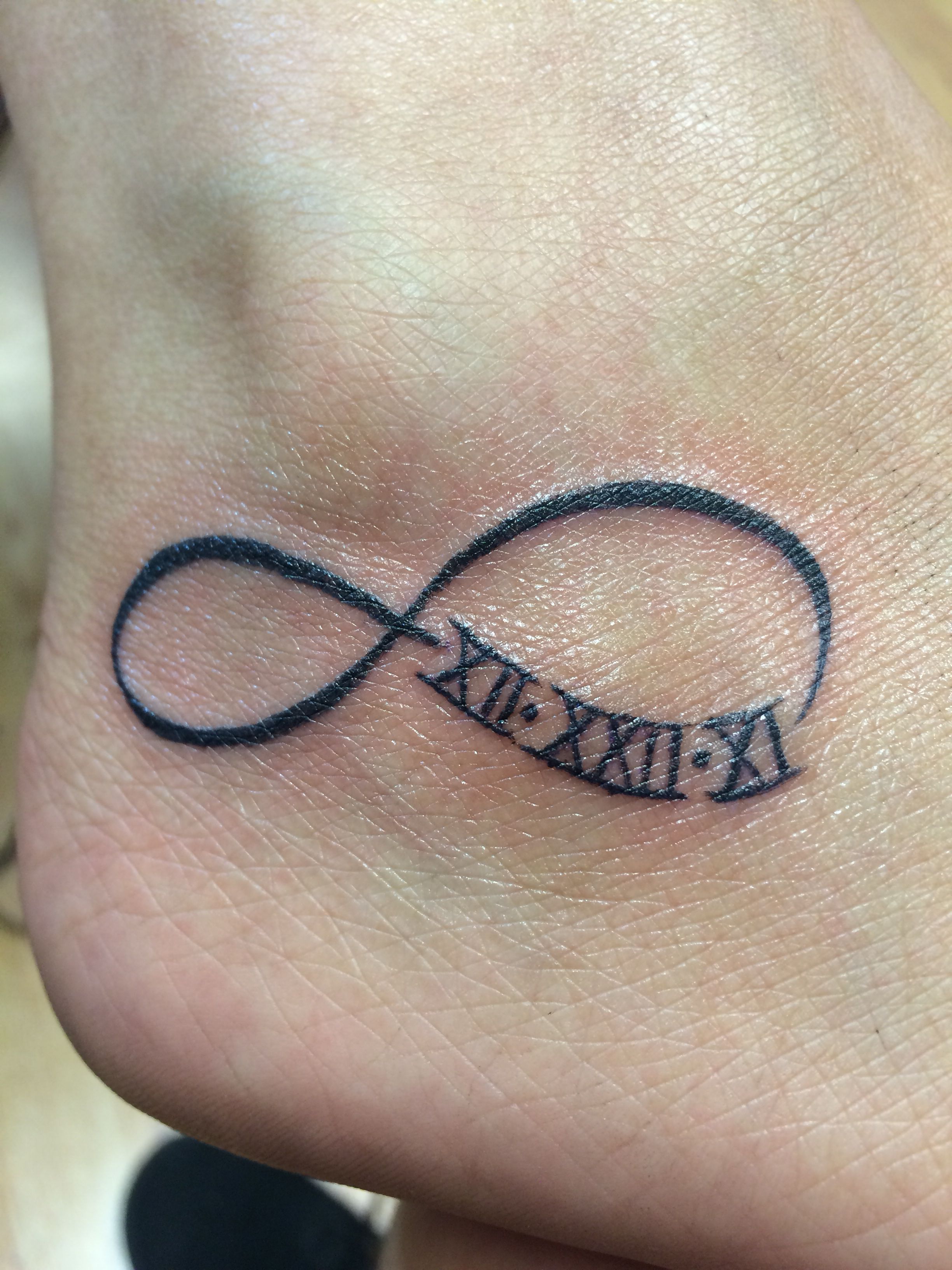 Couples Matching Infinity Tattoos