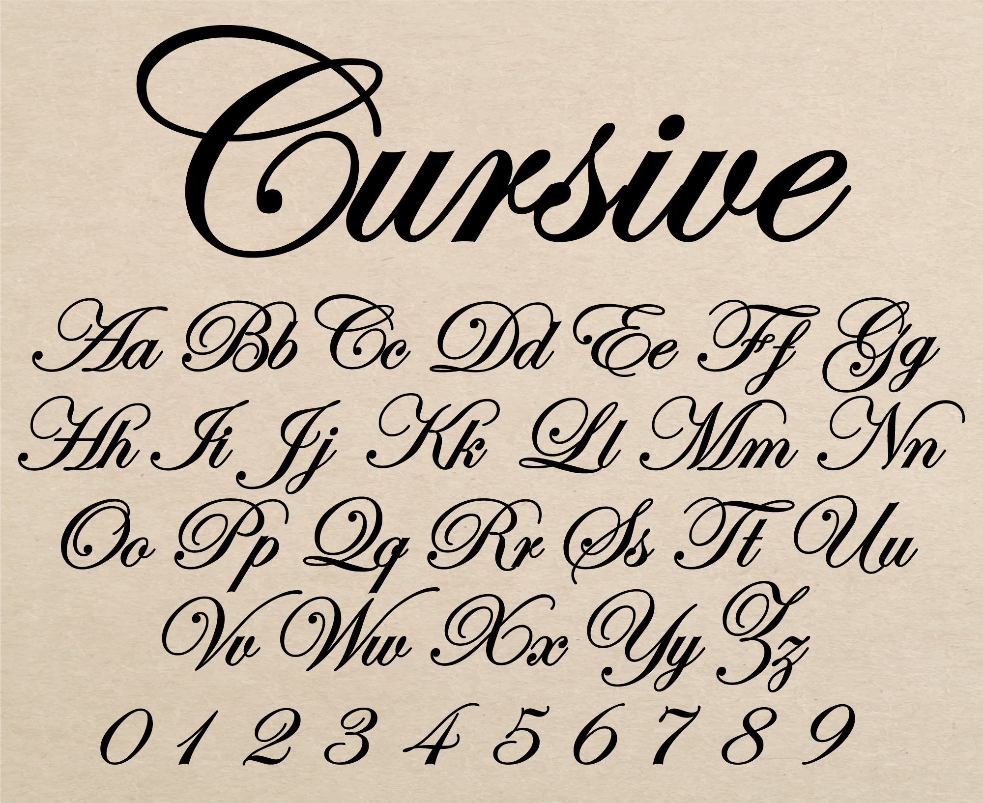 Cursive Font Wedding Font Vintage Cursive Font Lovely Font Old Cursive Font Flourishes Font