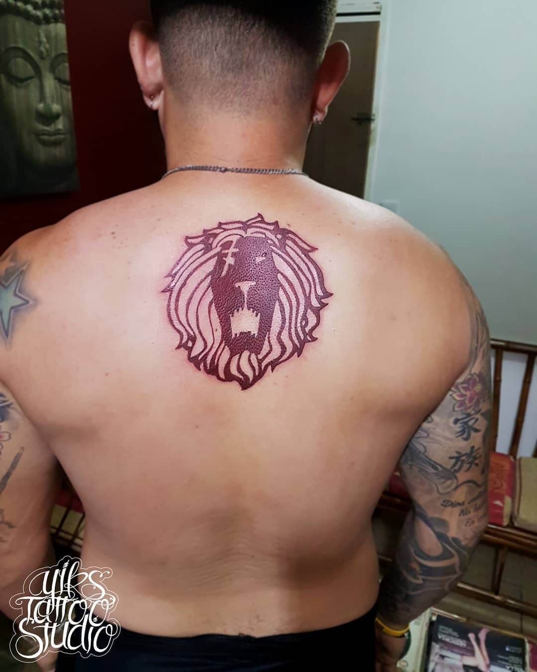 Custom Tattoo The Lion Of Pride Of Escanor In The Seven Etsy