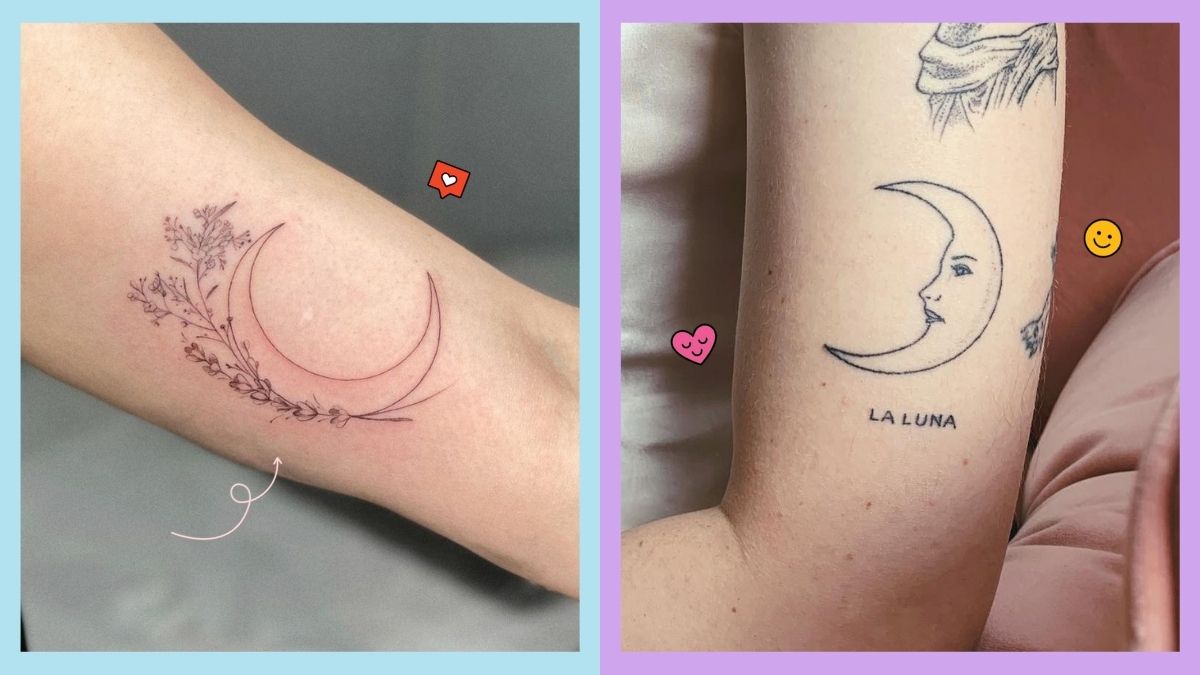 3 Adorable Tri Moon Tattoo Designs You'll Love