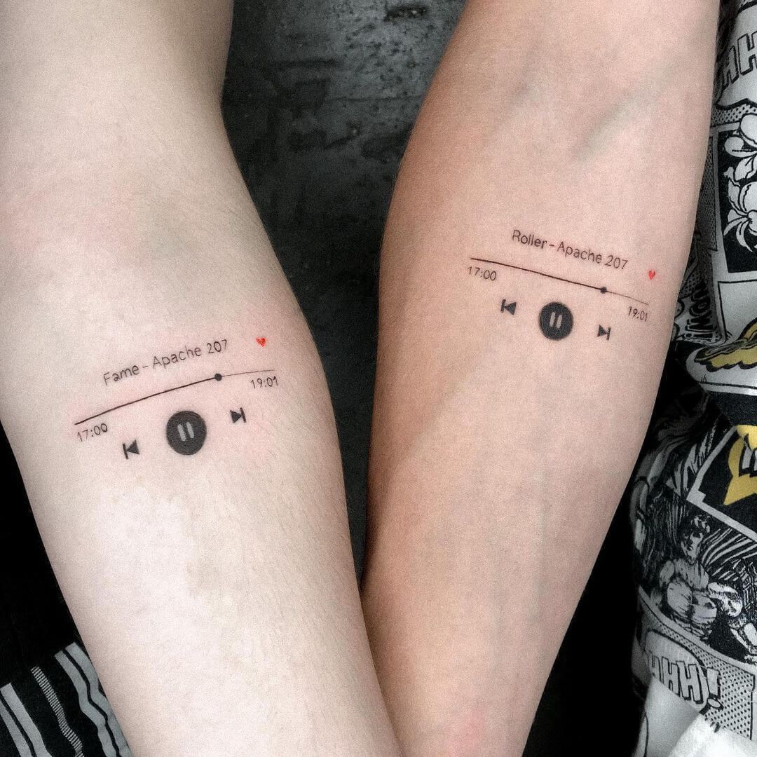 Cute Unique Matching Couple Tattoos True Love Tattoo Designs Meeoff