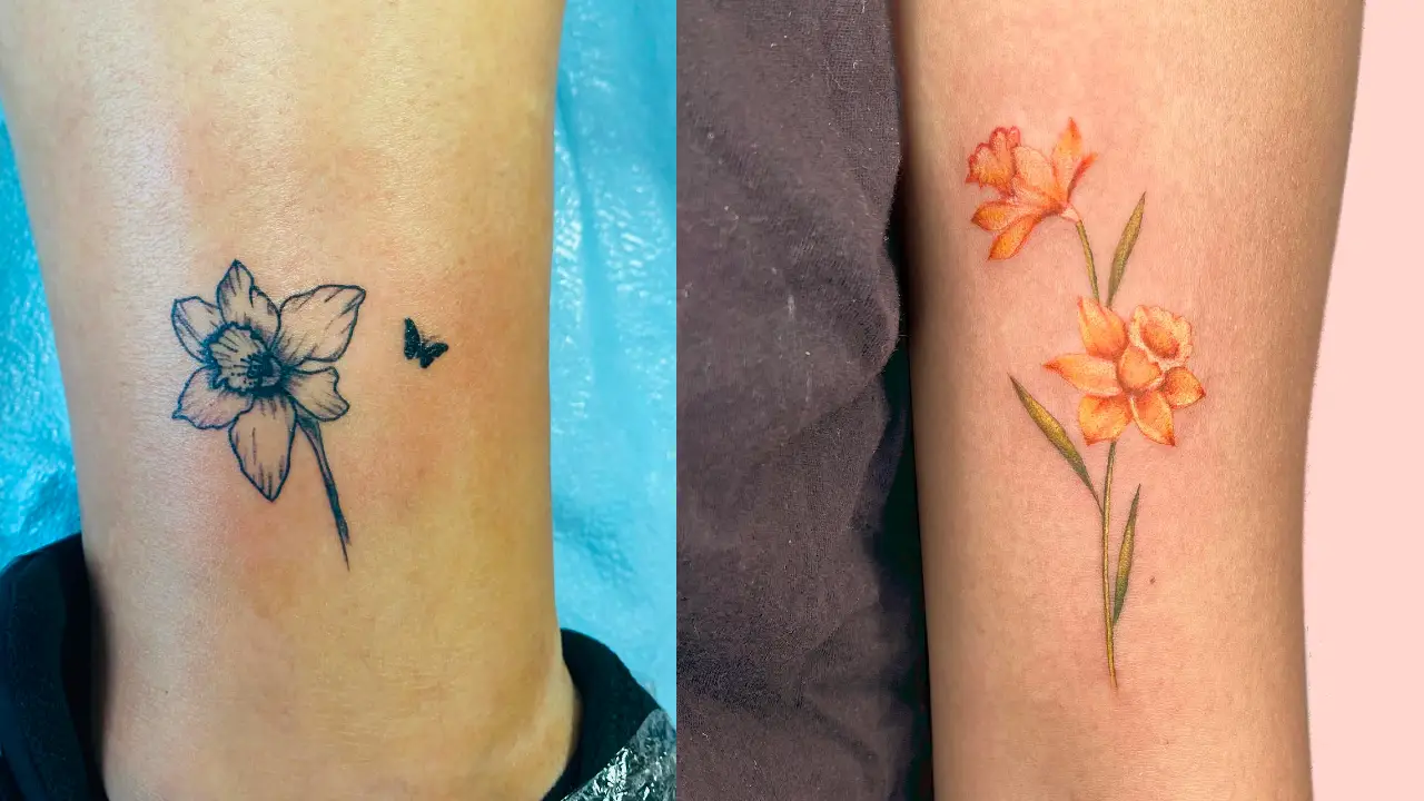 December Birth Flower Tattoo