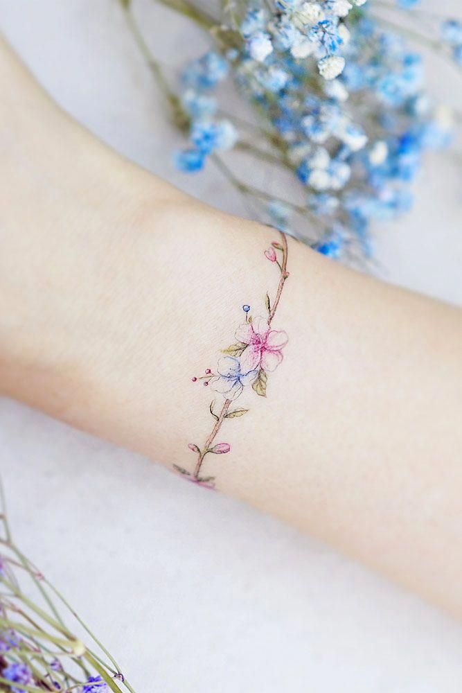 Delicate Flower Wrist Tattoos: Subtle Beauty Unveiled